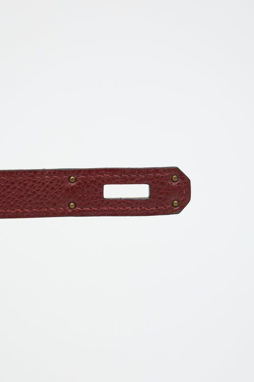 Hermès 2005 Rouge H Togo Birkin 35 Bag