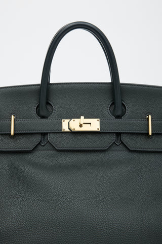 Hermès 2014 Vert De Gris Togo Birkin 40 HAC Bag
