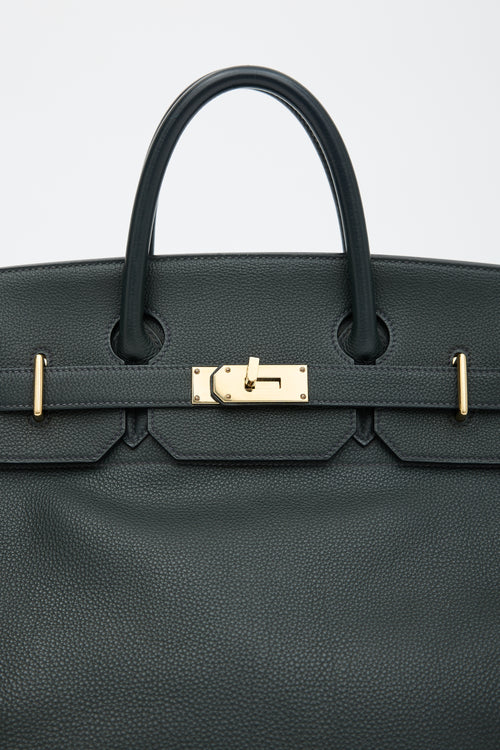 Hermès 2014 Vert De Gris Togo Birkin 40 HAC Bag