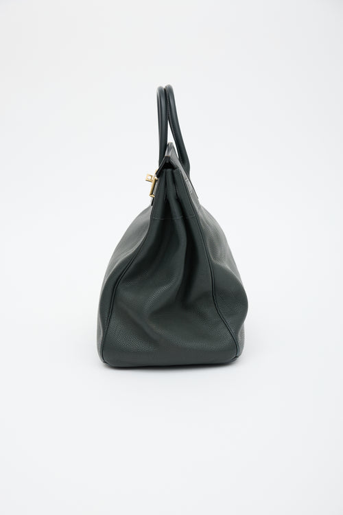 Hermès 2014 Vert De Gris Togo Birkin 40 HAC Bag
