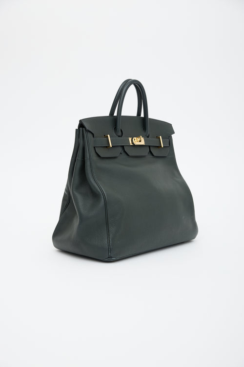 Hermès 2014 Vert De Gris Togo Birkin 40 HAC Bag