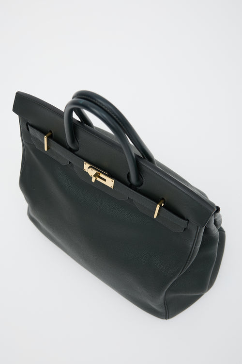 Hermès 2014 Vert De Gris Togo Birkin 40 HAC Bag