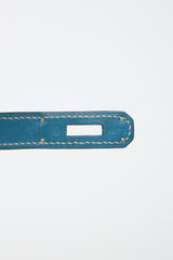Hermès 2007 Bleu Jean Clemence Birkin 30 Bag