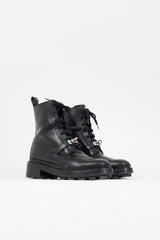 Hermès Leather Funk Combat Boot