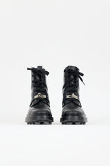 Hermès Leather Funk Combat Boot