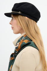 Hermès Cashmere Deauville Chain Cap