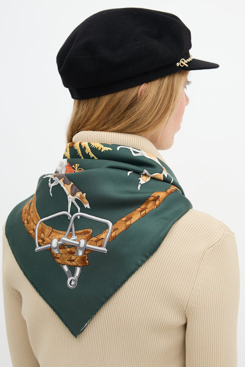 Hermès Cashmere Deauville Chain Cap