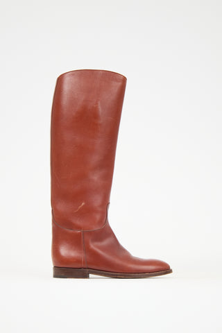 Hermès Leather Riding Boot