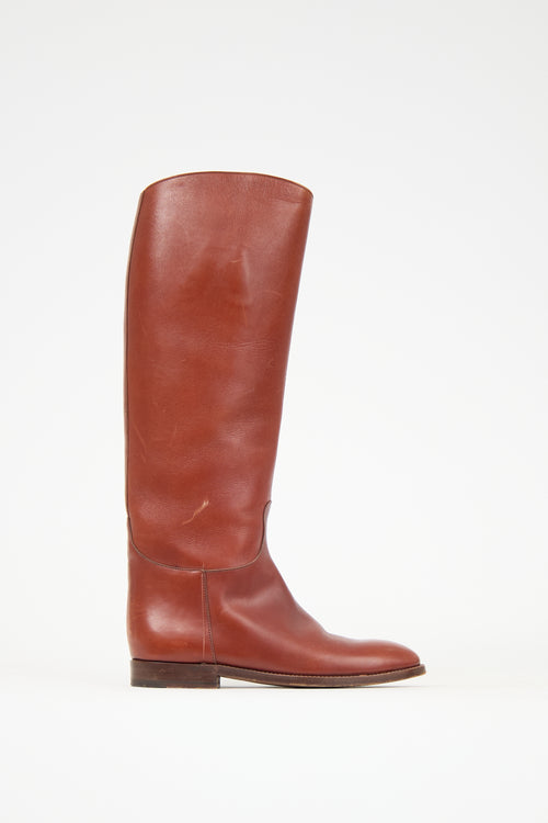 Hermès Leather Riding Boot