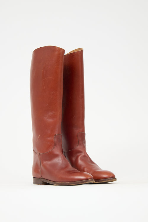 Hermès Leather Riding Boot