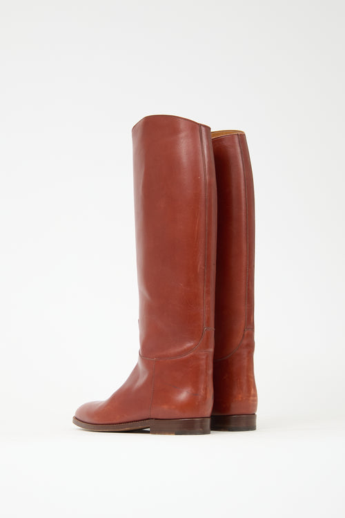 Hermès Leather Riding Boot