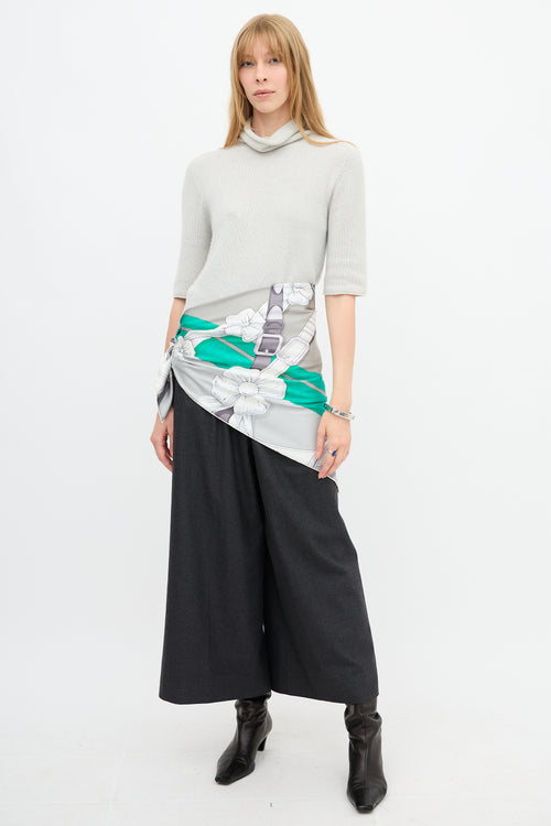 Hermès Silk Grand Manege Detail 90 Scarf