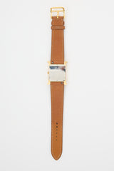 Hermès 2011 Brown Epsom Leather Heure H 25 Watch