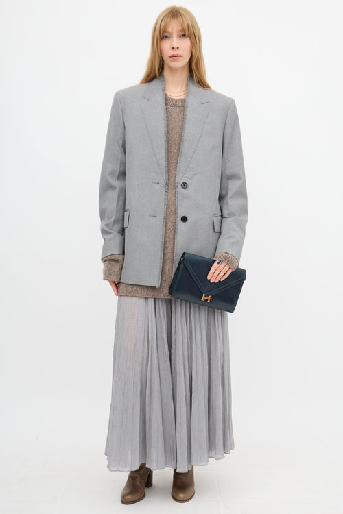 Hermès Vintage Navy Box Lydie Bag