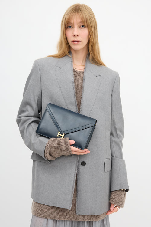 Hermès Vintage Navy Box Lydie Bag