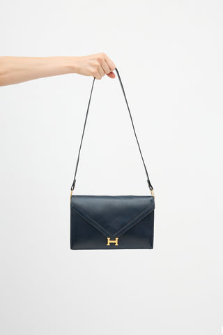 Hermès Vintage Navy Box Lydie Bag