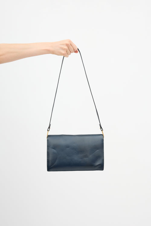 Hermès Vintage Navy Box Lydie Bag