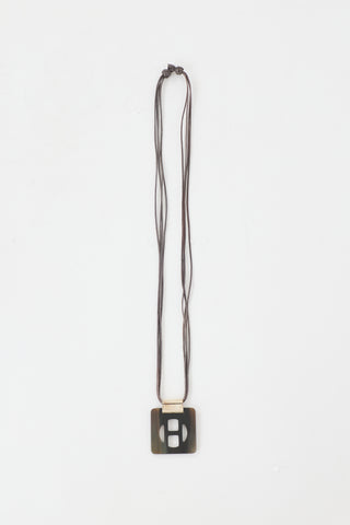 Hermès Horn H Necklace