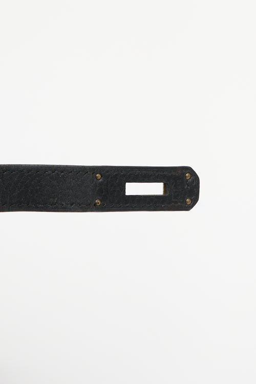 Hermès 1999 Noir Ardennes Birkin 30 Bag