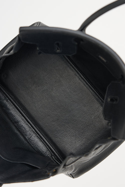 Hermès 1999 Noir Ardennes Birkin 30 Bag