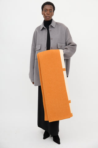 Hermès Wool & Cashmere H Blanket