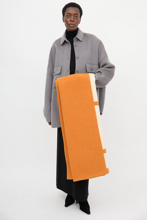 Hermès Wool & Cashmere H Blanket