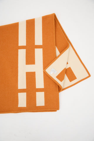 Hermès Wool & Cashmere H Blanket
