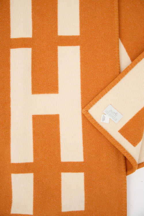 Hermès Wool & Cashmere H Blanket
