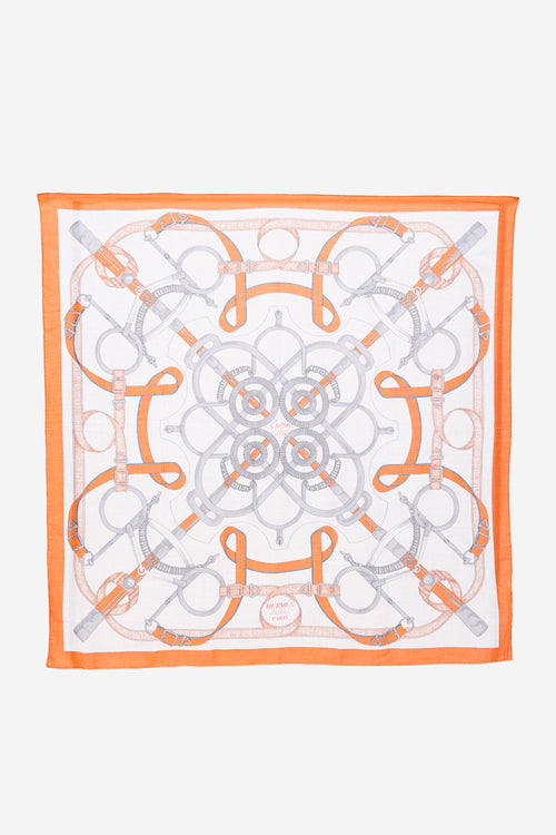 Hermès Silk & Cashmere Eperon D'Or 140 Shawl