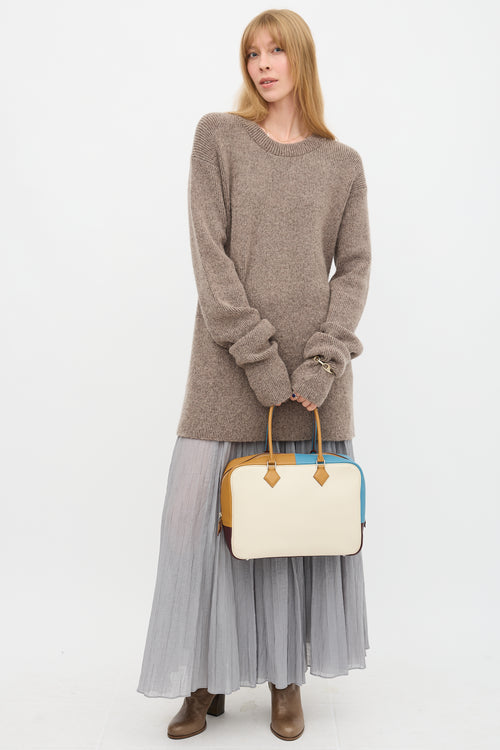 Hermès 2014 Colorblock Swift Arlequin Plume 32 Bag