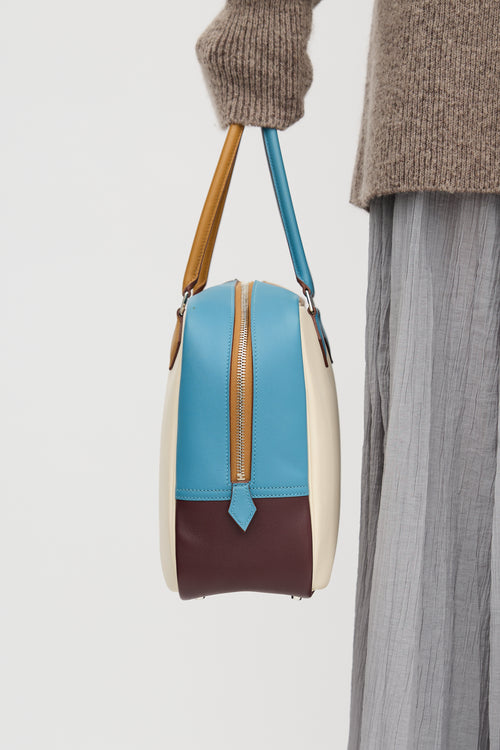 Hermès 2014 Colorblock Swift Arlequin Plume 32 Bag