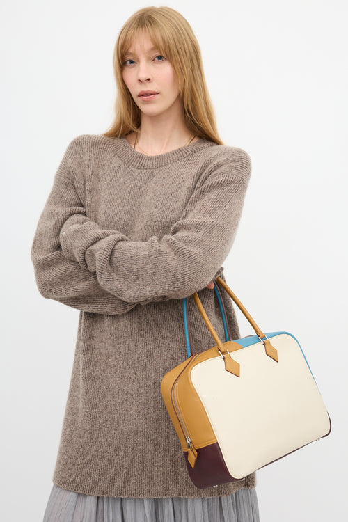 Hermès 2014 Colorblock Swift Arlequin Plume 32 Bag