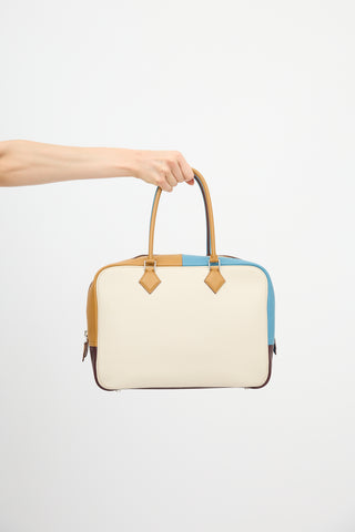Hermès 2014 Colorblock Swift Arlequin Plume 32 Bag