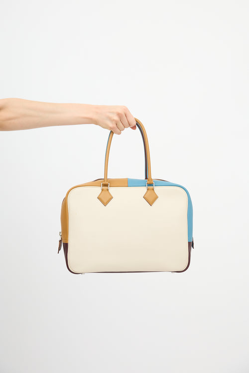 Hermès 2014 Colorblock Swift Arlequin Plume 32 Bag