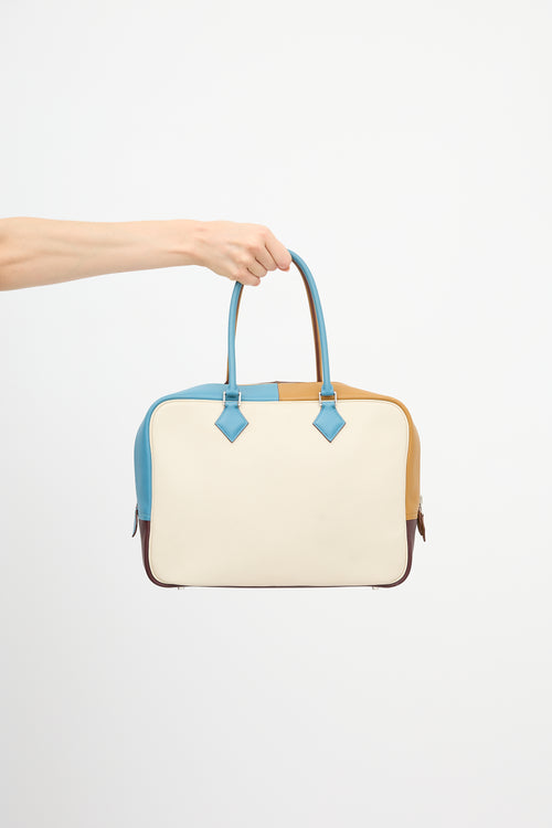 Hermès 2014 Colorblock Swift Arlequin Plume 32 Bag