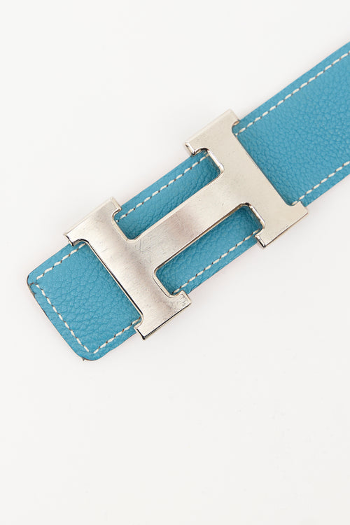 Hermès 2003 Leather Constance Reversible Belt