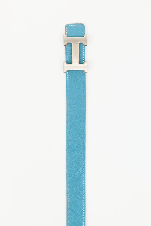 Hermès 2003 Leather Constance Reversible Belt