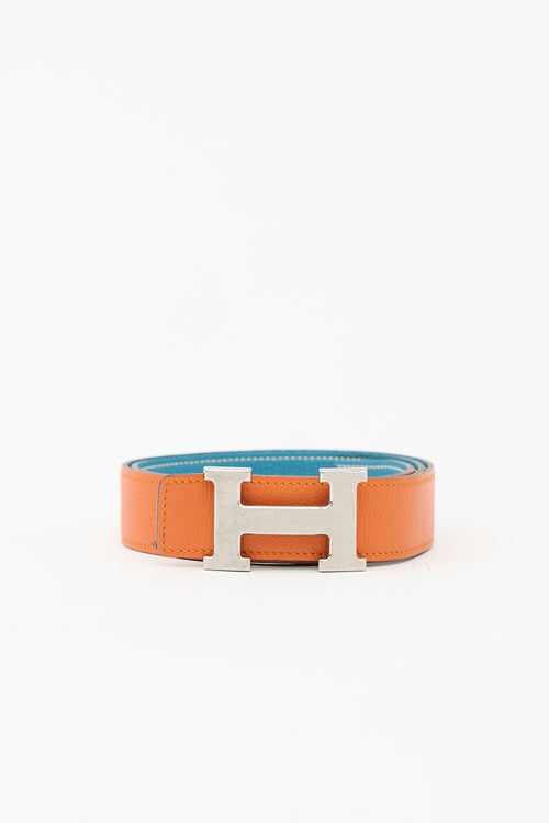 Hermès 2003 Leather Constance Reversible Belt