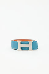 Hermès 2003 Leather Constance Reversible Belt