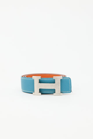 Hermès 2003 Leather Constance Reversible Belt