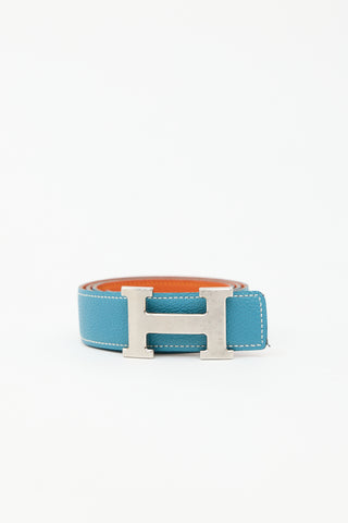 Hermès 2003 Leather Constance Reversible Belt