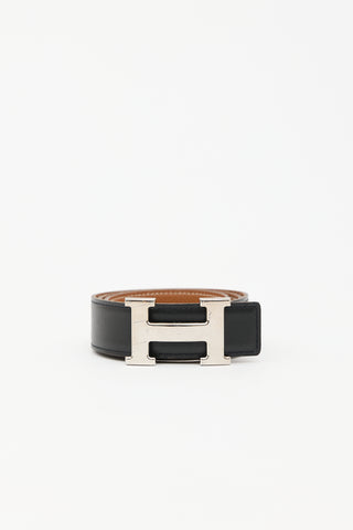 Hermès 2001 Leather Constance Reversible Belt