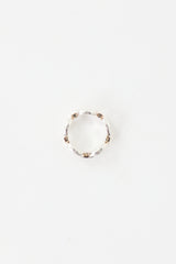 Hermès Sterling Silver Chaine D'Ancre Enchainee Ring