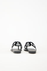 Hermès Rubber Egerie Sandal