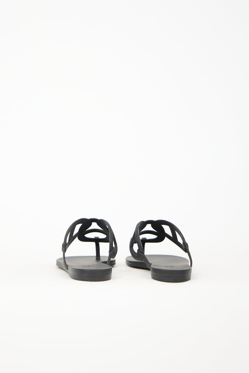 Hermès Rubber Egerie Sandal