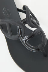 Hermès Rubber Egerie Sandal