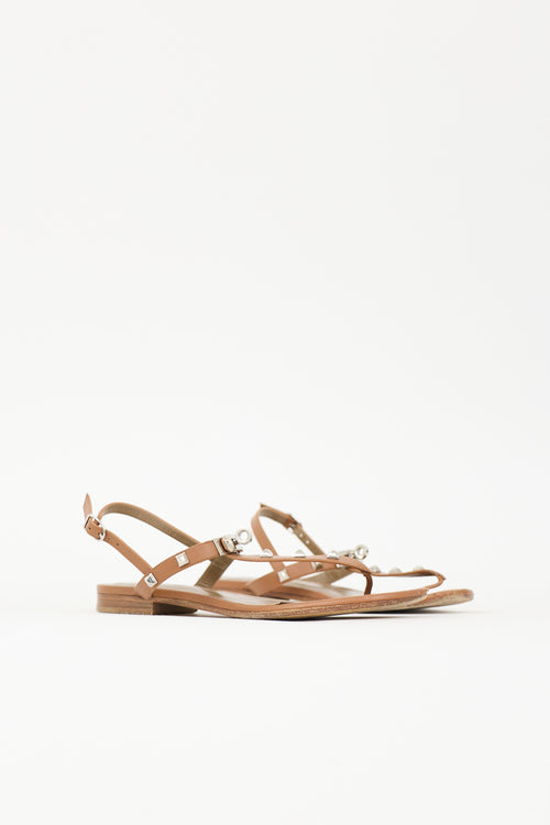 Hermès Leather Olivia Sandal