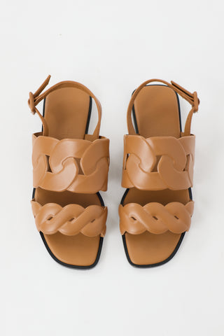 Hermès Leather Grace Sandal