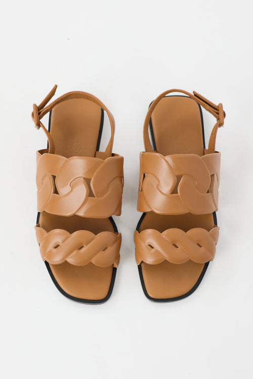 Hermès Leather Grace Sandal