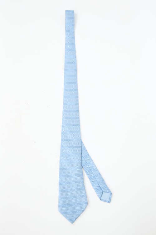 Hermès Silk Printed Tie